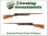 Browning A5 Sweet Sixteen 59 Belgium Exc Cond! - 1 of 4