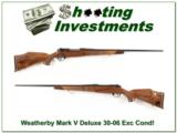 Weatherby Mark V Deluxe 30-06 XX Wood Exc! - 1 of 4
