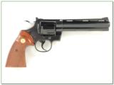 Colt Python 6in polished blue Collector! - 2 of 4