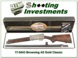 Browning A5 GOLD CLASSIC Belgium NIB XXX Wood! - 1 of 4