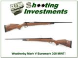 Weatherby Mark V Euromark 300 MINT XX Wood! - 1 of 4