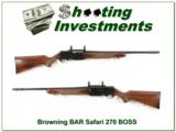Browning BAR Safari 270 with BOSS! - 1 of 4