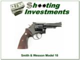 Smith & Wesson Model 18 No Dash 4in blued 22LR - 1 of 4