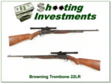 Browning Trombone 22 Pump with period Weaver - 1 of 4