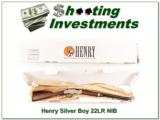 Henry Silver Boy 22LR NIB! - 1 of 4