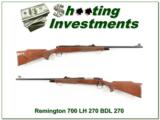 Remington 700 BDL Left Handed 270 Exc Cond! - 1 of 4