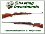 Weatherby 257 Wthy 1958 Mauser Collector! - 1 of 4