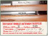 Ruger Model 77 243 vintage Red Pad unfired in box! - 4 of 4