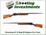 Browning A5 1960 Belgium Magnum 12 Gauge Exc Cond! - 1 of 4