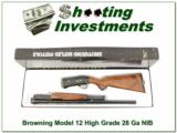 Browning Model 12 High Grade 5 28 Ga XXX NIB - 1 of 4