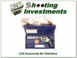 Colt Anaconda 8in Stainless in case with box! - 1 of 3