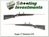 Ruger Mark II Stainless “Skeleton” 270 Win Nice! - 1 of 4