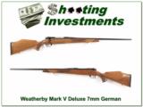 Weatherby Mark V Deluxe 7mm German made! - 1 of 4