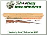 Weatherby Mark V Deluxe 340 Wthy Mag NIB! - 1 of 4