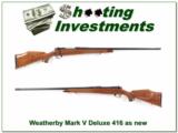 Weatherby Mark V Deluxe 416 as new! - 1 of 4