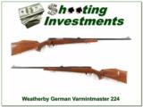 Weatherby Mark V Varmntmaster German 224 Exc Cond! - 1 of 4