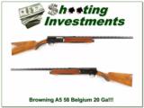 Browning A5 Belgium 1958 20 Gauge Vent Rib First Year collector! - 1 of 4