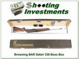 Browning BAR Safari 338 Win Mag with BOSS in box - 1 of 4