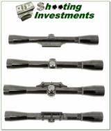 Browning rimfire ¾” 4X Rifle Scope collector integrated bases - 1 of 1