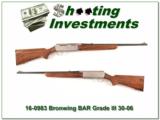 Browning BAR Grade 3 70 Belgium 30-06 - 1 of 4
