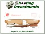 Ruger Model 77 243 vintage Red Pad unfired in box! - 1 of 4