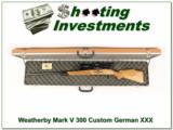 Weatherby Mark V 300 Custom 26in in case with scope German - 1 of 4
