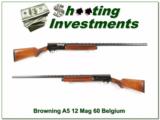 Browning A5 12 Magnum 60 Belgium 32in VR! - 1 of 4