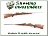 Winchester Model 70 XTR 300 Weatherby looks new! - 1 of 4