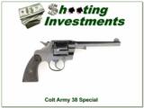 Colt Army 38 Special 6in nice gun! - 1 of 4