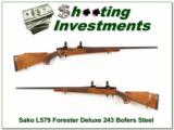 Sako L579 Forester Deluxe 243 Bofers Steel! - 1 of 4