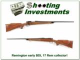 Remington 700 early BDL pressed checkering 17 REM! - 1 of 4