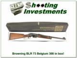 Browning Belgium BLR 308 73 Belgium in box! - 1 of 4
