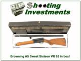 Browning A5 Sweet Sixteen 63 Belgium VR in box! - 1 of 4