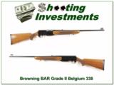 Browning BAR 338 Grade II 70 Belgium Blond - 1 of 4