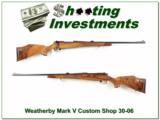 RARE Weatherby Mark v Custom Shop 30-06! - 1 of 4