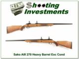 Sako AIII 270 Winchester with Rare heavy target barrel - 1 of 4