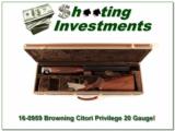 Browning Citori Privileged 20 Gauge ANIC - 1 of 4