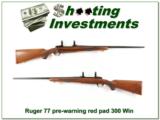 Ruger 77 Pre-warning Red Pad 300 Win Magnum! - 1 of 4