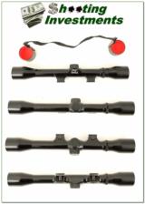 Weatherby XXII rimfire 4X scope like new with covers - 1 of 1