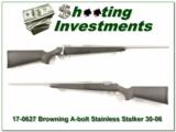 Browning A-bolt II Stainless Stalker 30-06 Exc Cond! - 1 of 4