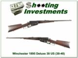 Winchester 1895 Deluxe 30 US (30-40 Krag) Exc Cond! - 1 of 4