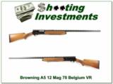 Browning A5 12 Magnum 1970 Belgium Blond 32in - 1 of 4