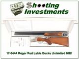 Ruger Red Label 12 Ga Ducks Unlimited hand engraved NIB! - 1 of 4