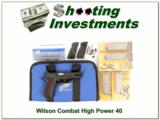 Wilson Combat Browning Hi-Power RARE 40 S&W - 1 of 4