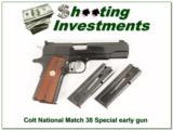 Colt National Match 38 Special Mid Range Exc Cond! - 1 of 4