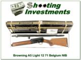Browning A5Light 12 71 Belgium unfired in box! - 1 of 4