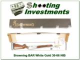 Browning BAR White Gold Medallion 30-06 NIB! - 1 of 4