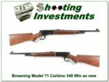 Browning Model 71 348 Winchester near new! - 1 of 4