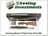 Browning Model 12 High Grade 5 20 XX Wood NIB - 1 of 4
