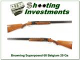 Browning Lightning Superposed 1960 Belgium 20 Ga! - 1 of 4